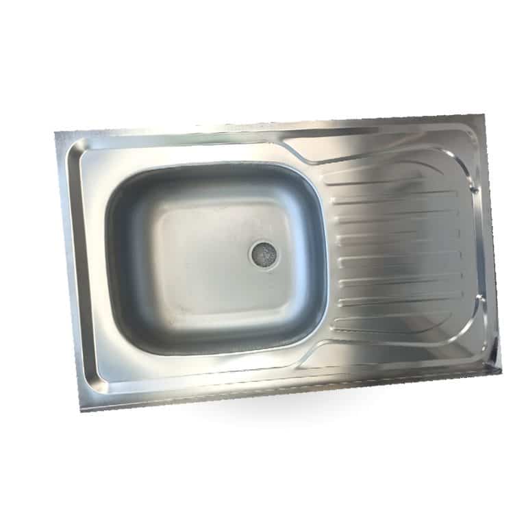 سینک روکار مدل ساحل 4.*50*80 استیل البرز