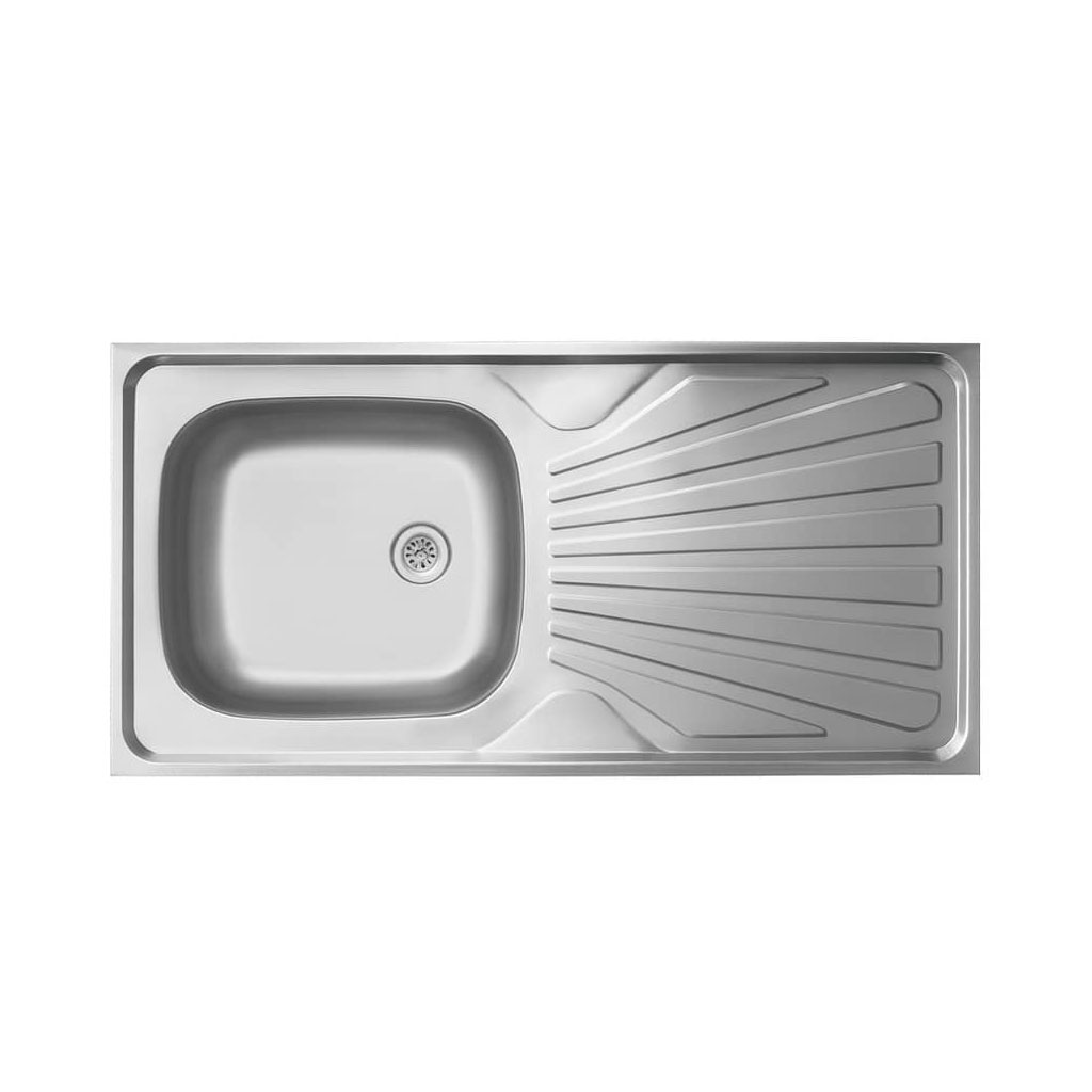 سینک روکار مدل 4.*50*100 ساحل یک لگن استیل البرز