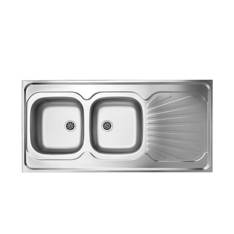 سینک روکار مدل 5.*60*120 استیل البرز، دارای عمق 13.5 سانتی متر