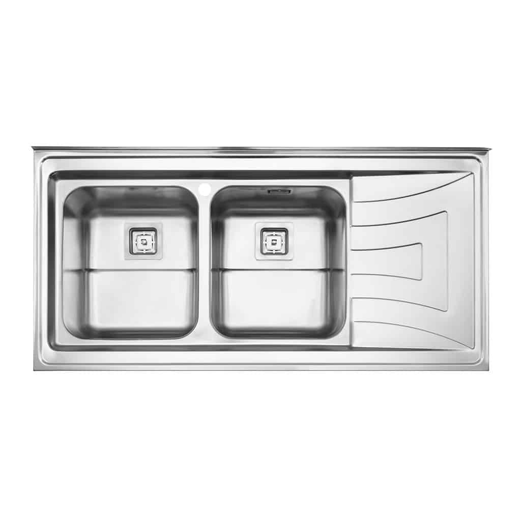 سینک روکار مدل 736 استیل البرز، دارای ضمانت نامه 10 ساله از شرکت استیل البرز است