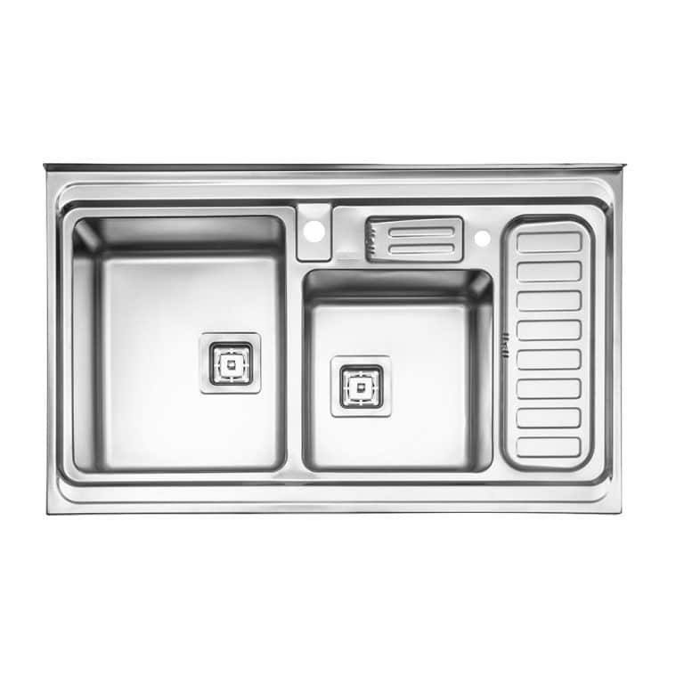  چگونه سینک روکار مدل 852 استیل البرز، کار در آشپزخانه را برای شما آسان میکند؟