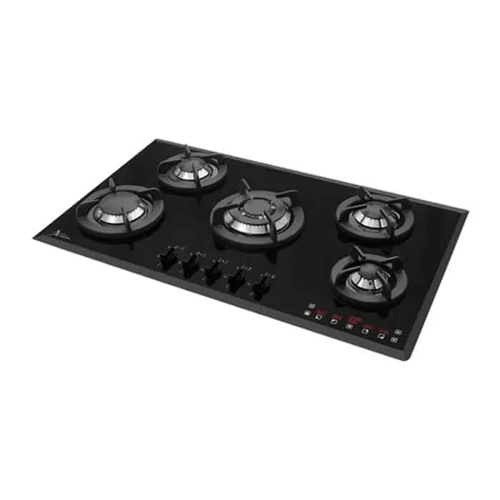 اجاق گاز پنج شعله تایمردار V14T اخوان با قطعات ایتالیایی