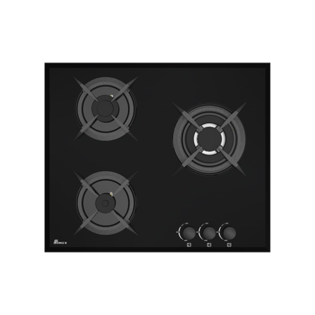 خرید حضوری آسان اجاق گاز سه شعله 5015 مشکی بیمکث