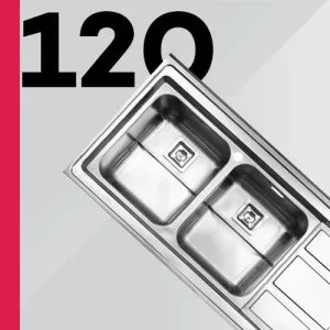 سینک روکار 120 سانت