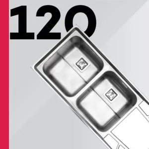 سینک توکار 120 سانت