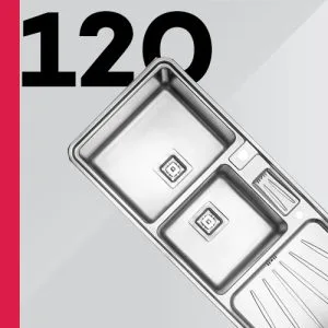 سینک 120 سانت استیل البرز