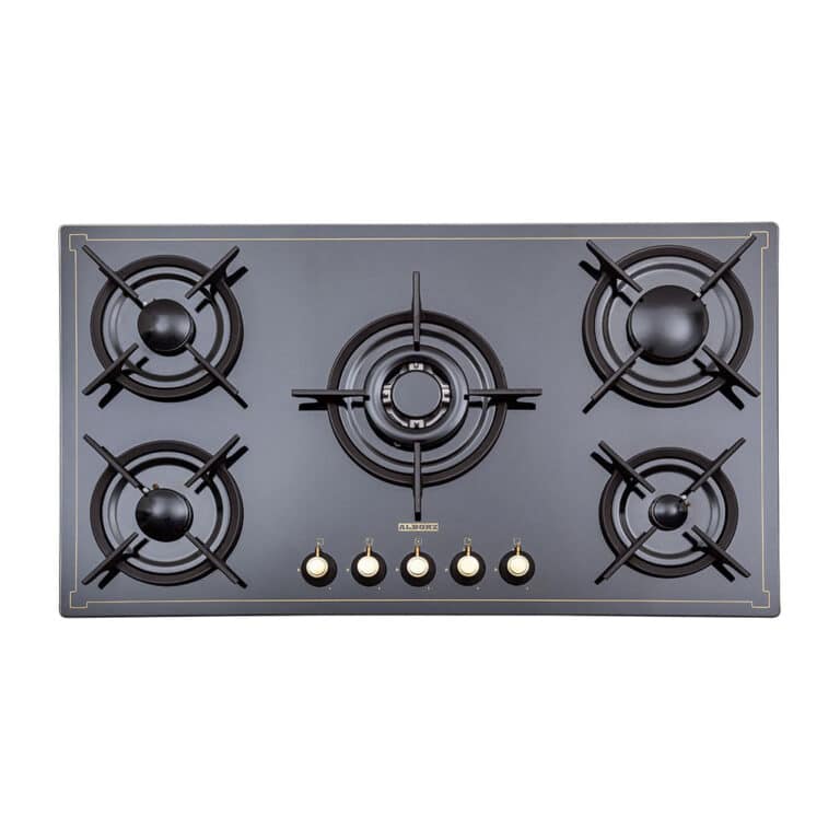 خرید اجاق گاز پنج شعله‌ مدل G5916 استیل البرز