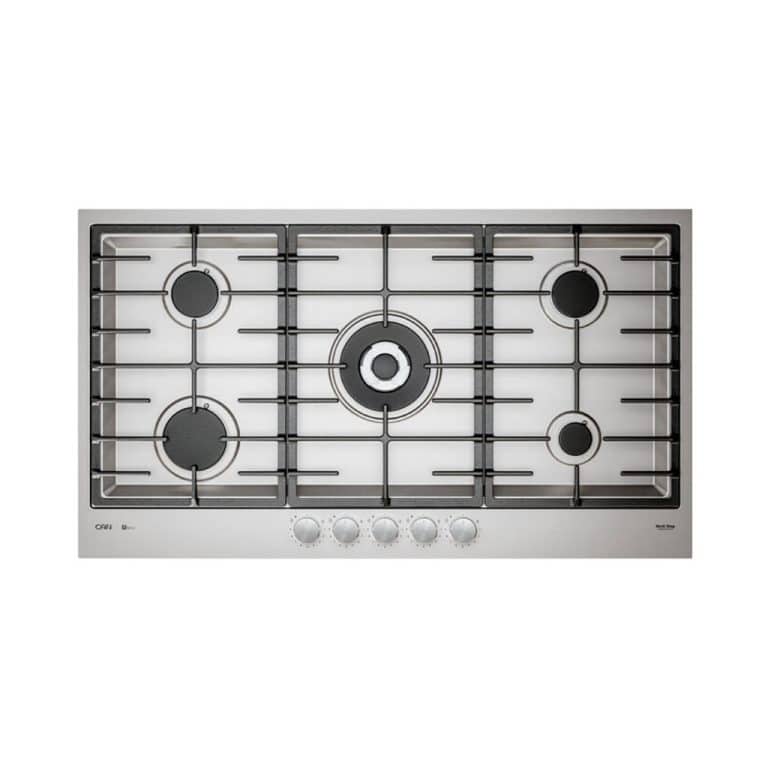 اجاق گاز پنج شعله رکو Reco-ms کن — کنترل مرحله‌ای شعله، طراحی استیل بادوام