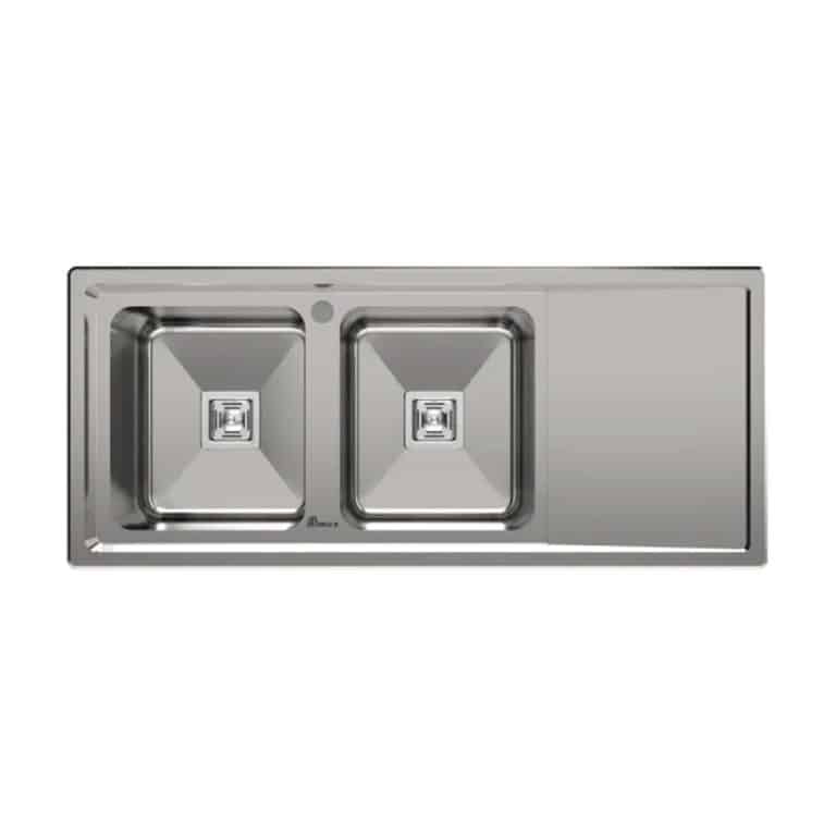 سینک توکار مدل 843 بیمکث طراحی جادار با لگن عمیق