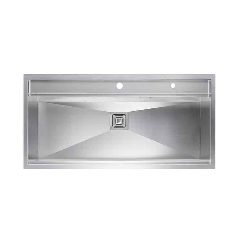 سینک توکار مدل 353 اخوان — سینک پله‌دار با طراحی حرفه‌ای و امکانات کامل