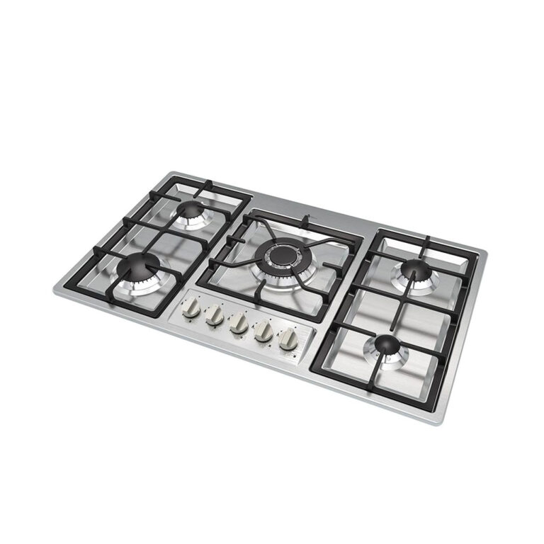 اجاق گاز پنج شعله مدل V33 اخوان — طراحی نوین همراه با سر شعله پر قدرت