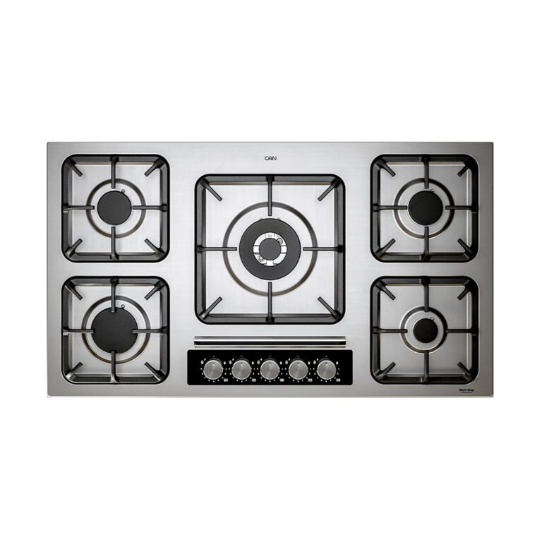 اجاق گاز پنج شعله S523-MS کن – استیل باکیفیت با کنترل دقیق شعله